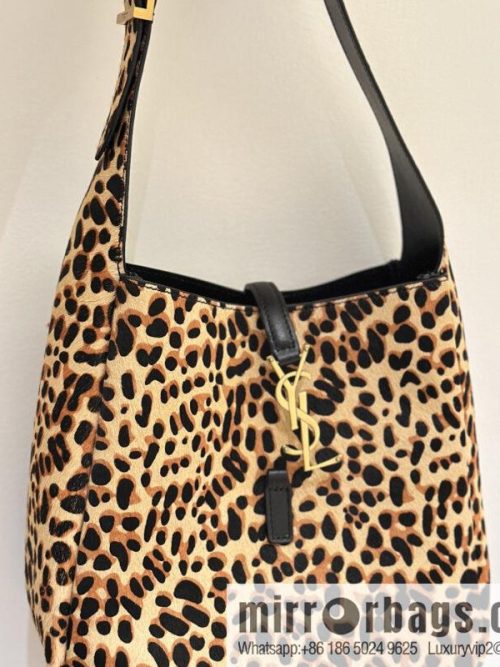 YSL 𝗛𝗢𝗕𝗢 ♡ leopard print, medieval underarm bag 713938