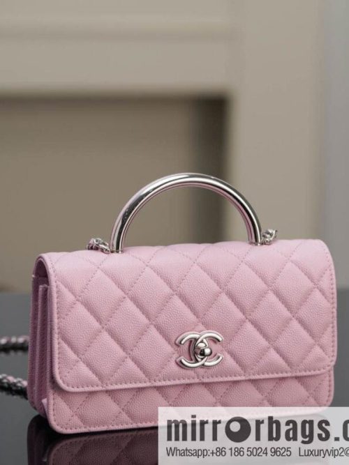𝐂𝐡𝐚𝐧𝐞𝐥 𝟐𝟓𝐏 hidden model, handle organ bag, light powder 💗 AP3705
