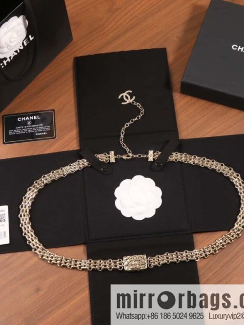 ☀️New ☑️ Chanel Double C Gold Bag Waist Chain Belt