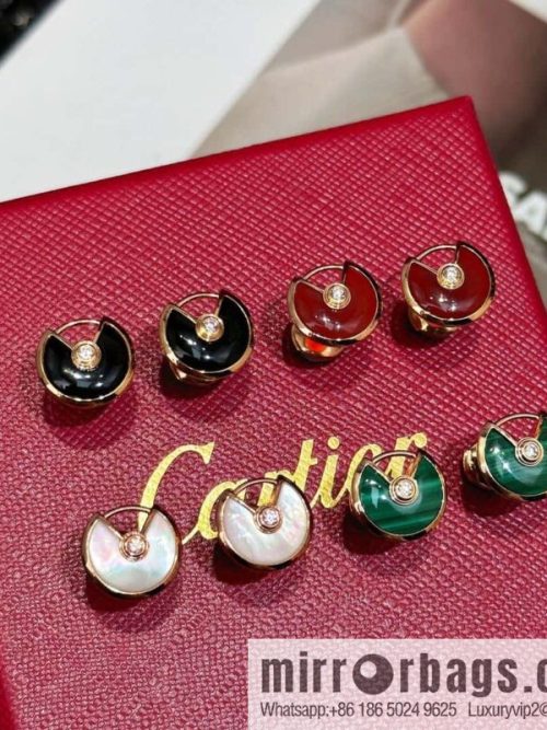 ☀CARTIER Cartier amulet stud earrings ☀