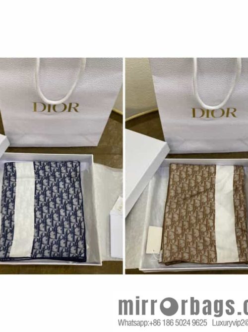 Dior sand wash 100% silk scarf