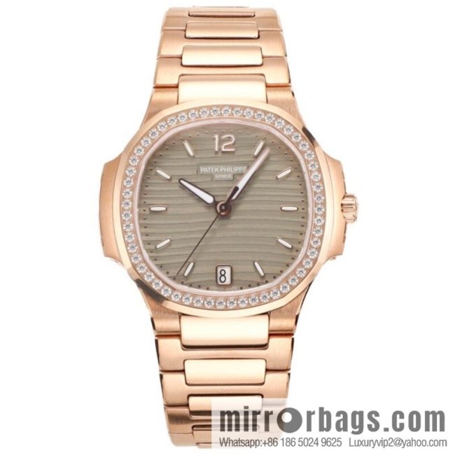 MS Factory New Product!!! Patek Philippe Sports Elegance Series Nautilus Women\'s 7118 Model 1. New Customized Edition Cal.324SC Integrated Self-winding Movement Watch - Image 5