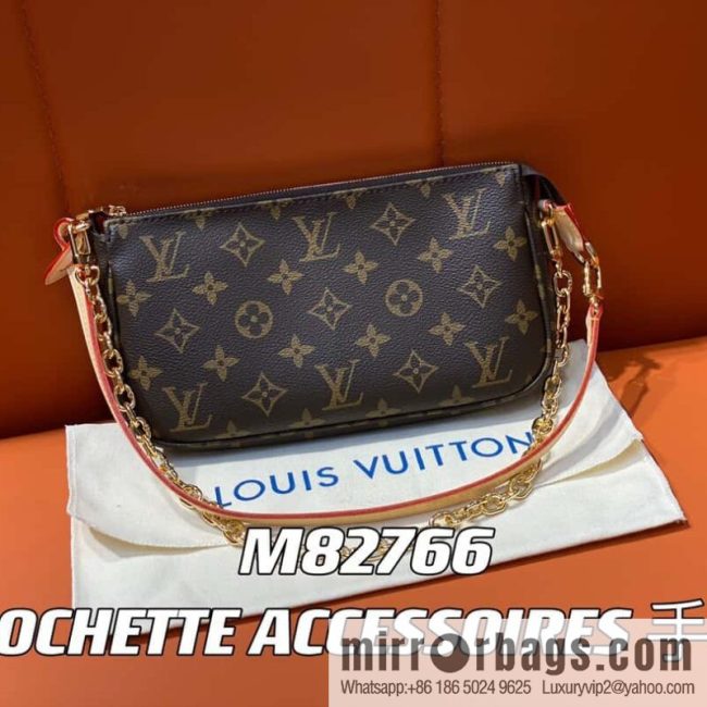 [Original single boutique] M82766 monogram new version, mahjong bag series POCHETTE ACCESSOIRES handbag