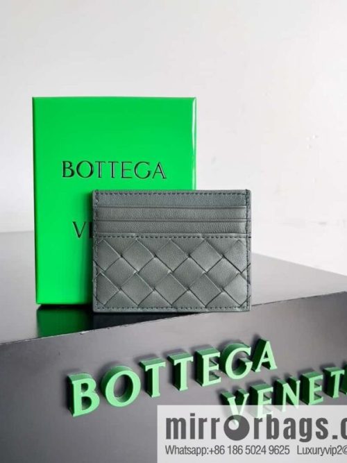 BV new braided card holder model 731956 BV braided card holder model number: 743209 ink green