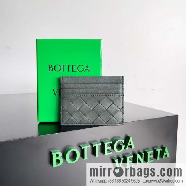 BV new braided card holder model 731956 BV braided card holder model number: 743209 ink green