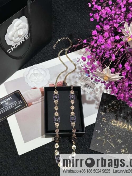 ❗️New ❗️ ☀️ New ☑️ Chanel Denim Double C Button Long Necklace ☀️