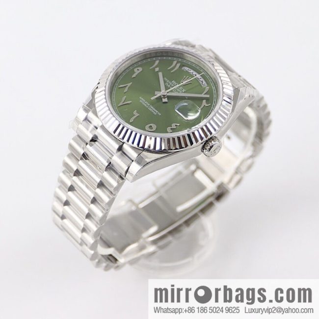 TWS new product, double calendar Rolex week log type, size 40Mm with 2836 automatic mechanical watch - Image 7