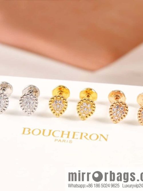 ☀New BOUCHERON/Boucheron SERPENT BOHEME series full of diamond drops 💧 stud earrings ☀