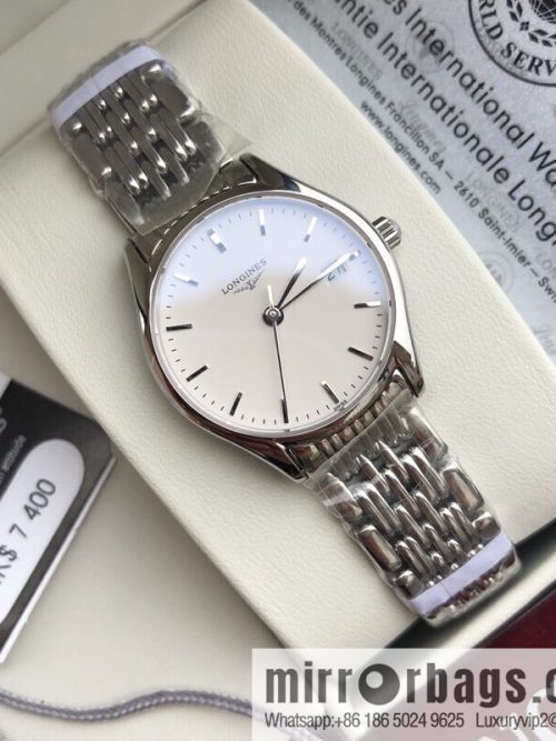 The classic undefeated Longines Luya series - casual fashion couple women\'s quartz watch men\'s 39mm, women\'s 24mm, the same size and price