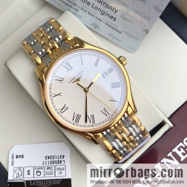Longines Luya Series - Casual Fashion Couple Ladies Quartz Watch Men\'s 39mm, Women\'s 24mm - Image 3
