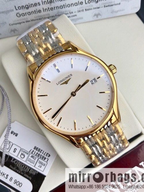 Longines Luya Series - Casual Fashion Couple Ladies Quartz Watch Men\'s 39mm, Women\'s 24mm