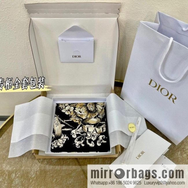 Dior \"La Falls LA FORCE\" 100% silk scarf - Image 2