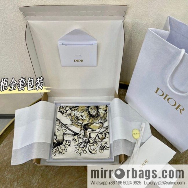 Dior \"La Falls LA FORCE\" 100% silk scarf - Image 3