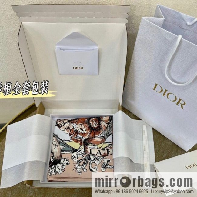 Dior \"La Falls LA FORCE\" 100% silk scarf - Image 4