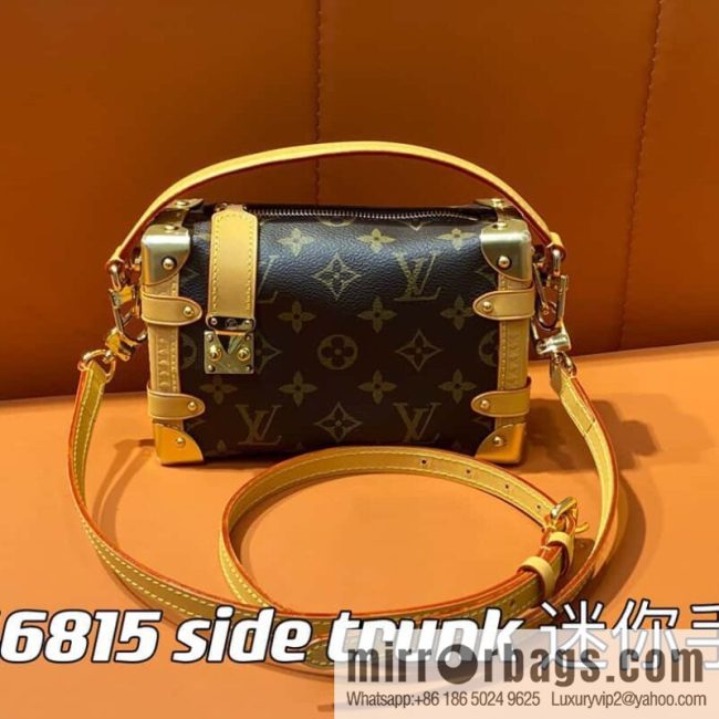 [Original order boutique] M46815 monogram mini soft box series side trunk mini handbag M46358 mini monogram