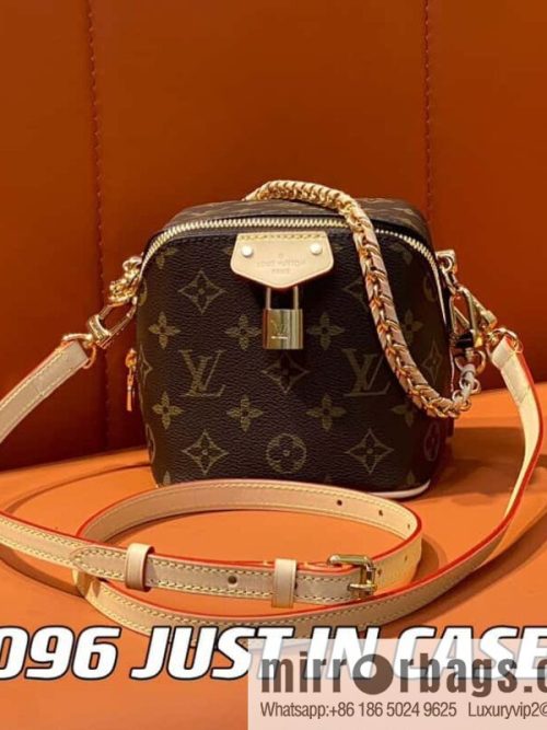 [Original single boutique] M47096 monogram chain bag series JUST IN CASE handbag Just In Case handbag