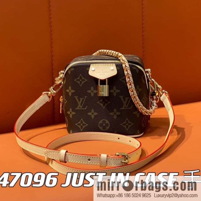 [Original single boutique] M47096 monogram chain bag series JUST IN CASE handbag Just In Case handbag