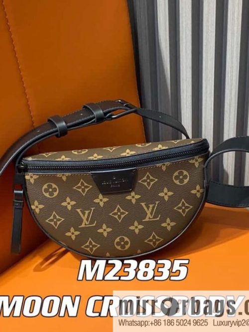 [Original order boutique] M23835 monogram men\'s bag moon bag series, new LV MOON CROSSBODY handbag in autumn and winter