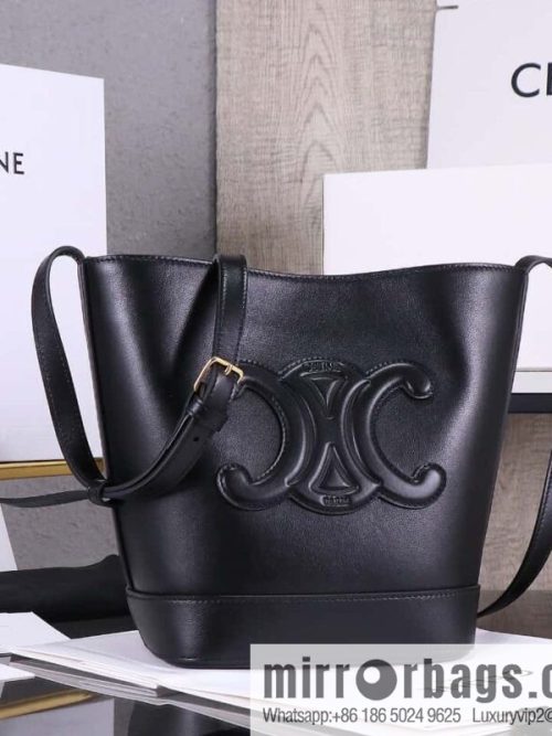 [Premium quality, all steel hardware] eline CUIR TRIOMPHE leather bucket bag model: CL198243