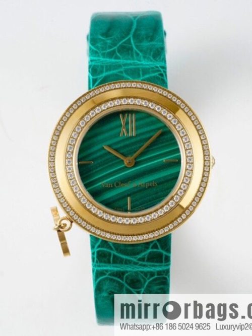 Van Cleef & Arpels Design Features Swiss Quartz Movement Watch