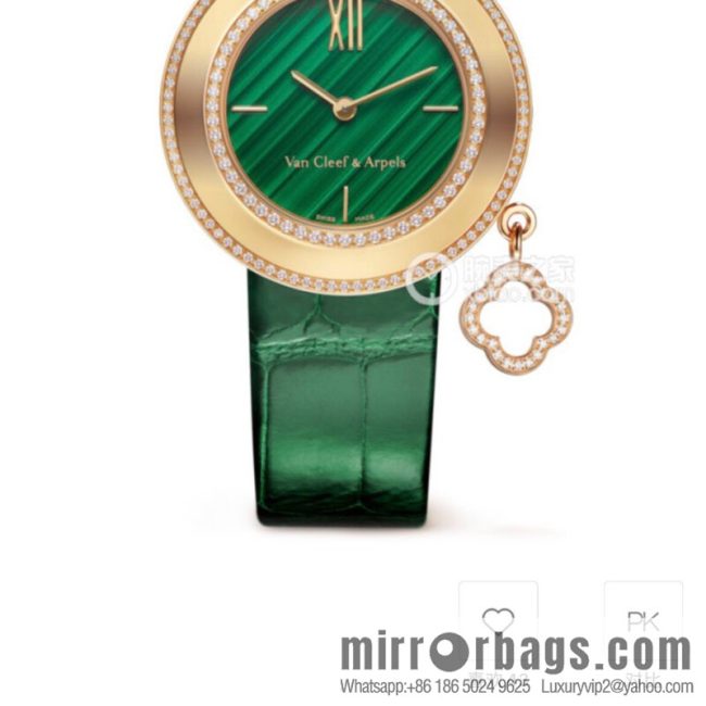 Van Cleef & Arpels Design Features Swiss Quartz Movement Watch - Image 2