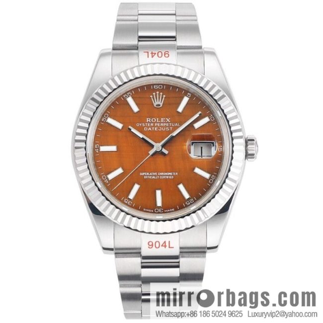 F8 new 🌈 Rolex 41 log natural gemstone plate custom series original size 41mm3235 integrated movement three watches