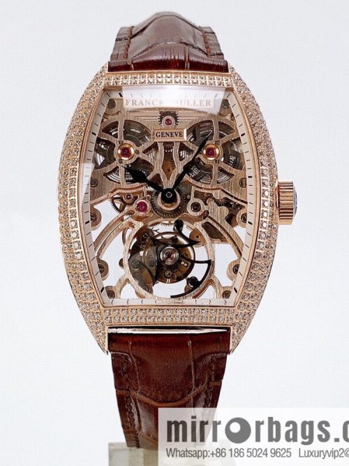 ABF Frankfurt FM 8889 Tourbillon Series: Cask Series 🎮 Style: 8889 TF SQT BR D7 Men\'s Watch