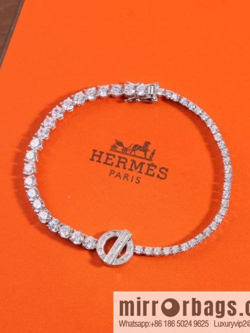 ❤️New ☑️ Hermès HERMES full diamond OT bracelet