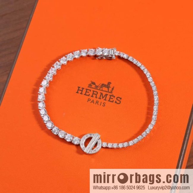 ❤️New ☑️ Hermès HERMES full diamond OT bracelet