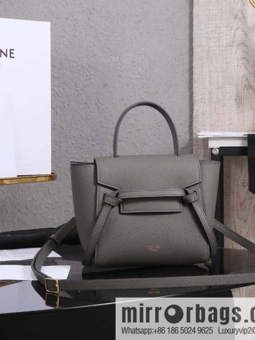 CELINE Belf PICO mini grained calfskin handbag, model 194263