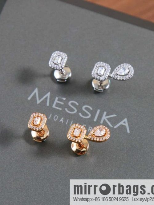☀️Messika MY TWIN Drop Rock Sugar Stud Earrings ☀️