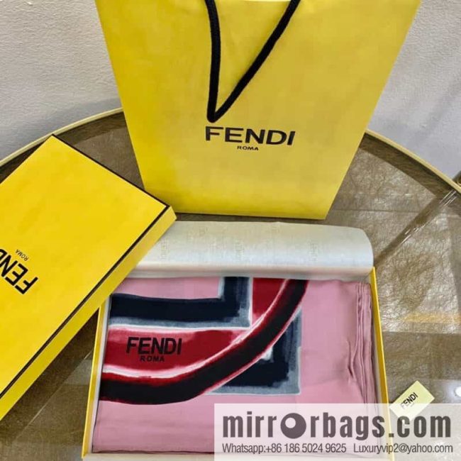 Fendi 100% imported silk scarf - Image 3