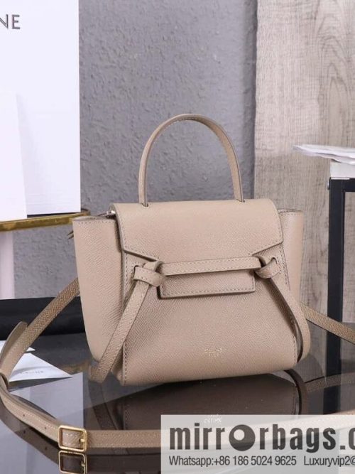 CELINE Belf PICO mini grained calfskin handbag, model 194263