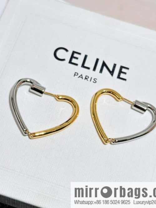 ❗️New ❗️ ☀️ original order ☀️ new ☑️ Celine simple wind peach heart love stud earrings ☀️