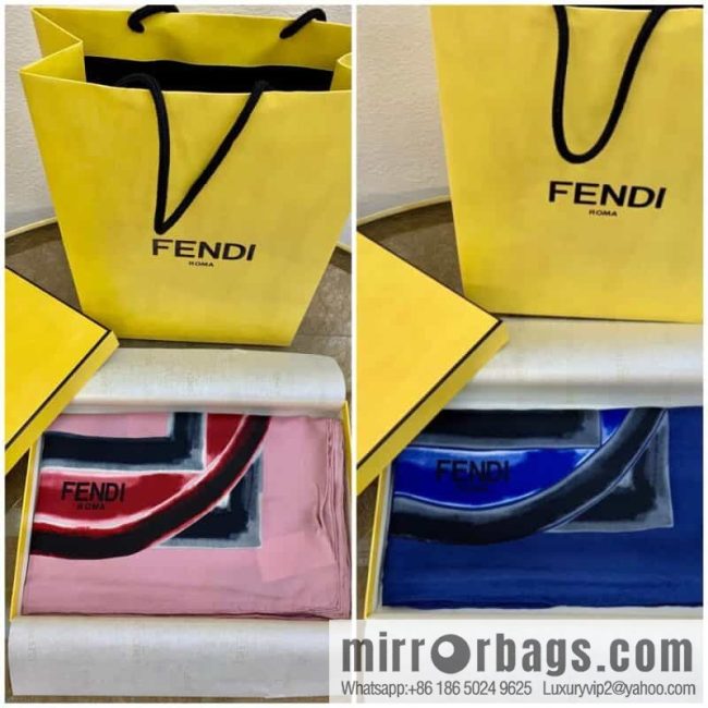 Fendi 100% imported silk scarf