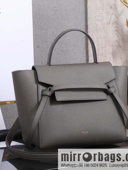 [Premium quality, original leather] CELINE BELT MICRO medium grained calfskin handbag 175520