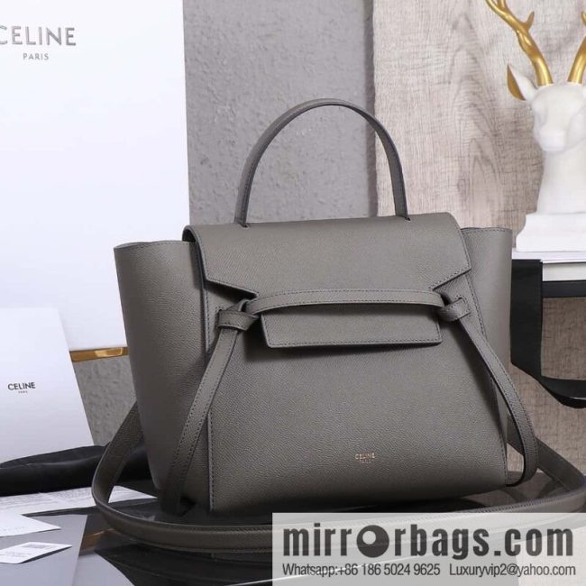 [Premium quality, original leather] CELINE BELT MICRO medium grained calfskin handbag 175520