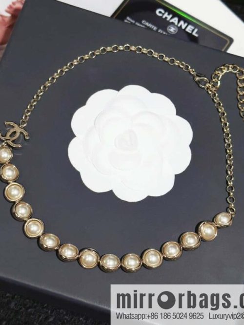 ❗️New ❗️ Chanel necklace ☀️ new ☑️ Chanel double c short pearl necklace ☀️