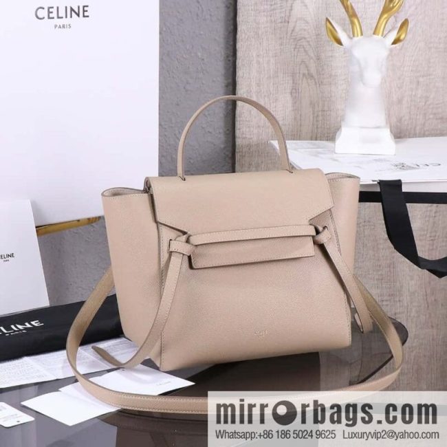 [Premium quality, original leather] CELINE BELT MICRO medium grained calfskin handbag 175520