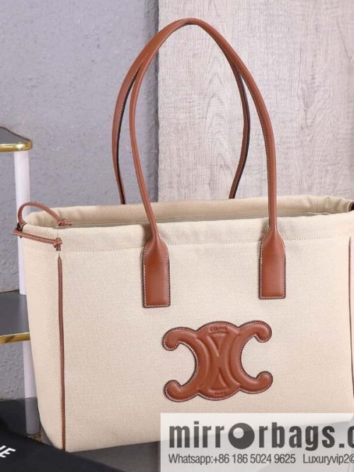 [Premium quality, original cortex] CELINE2022 new product is launched in early autumn CABAS TRIOMPHE drawstring tote number: 199973
