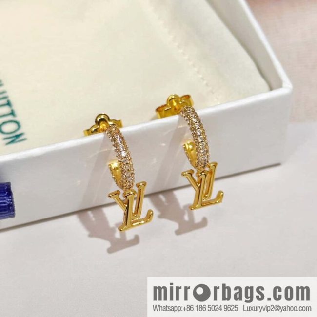 ❗️New ❗️ M01732 ☀ Louis Vuitton LV ICONIC stud earrings ☀