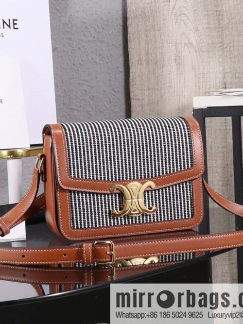 [Premium quality, all steel hardware] TEEN TRIOMPHE calfskin handbag, number: 188423BF4.07PO