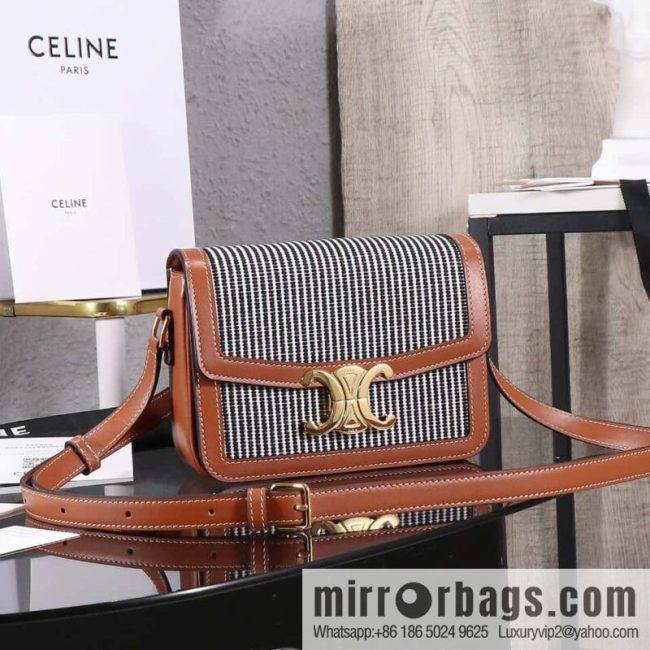 [Premium quality, all steel hardware] TEEN TRIOMPHE calfskin handbag, number: 188423BF4.07PO
