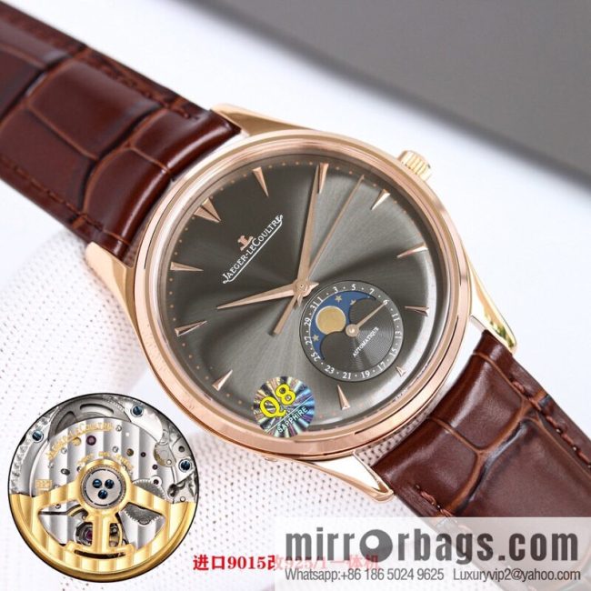 Q8 [Thick \"Thin\" Hair, Annual Masterpiece] Jaeger-LeCoultre Moon Phase Master Series Cal.925/1 Movement Watch - Image 4