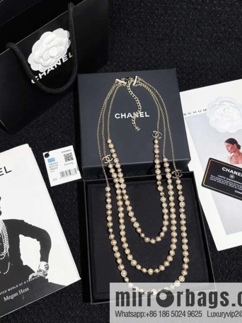 ❗️New ❗️ Chanel belt belt chain ☀️ new ☑️ Chanel double c three-layer pearl belt chain belt ☀️