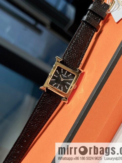 Hermès 2022 early spring 🔥 the latest color scheme set with 36 diamonds, quartz movement watch
