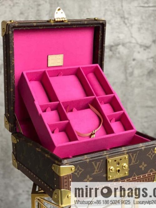 M20040 plum red, jewelry box, box series COFFRET JOAILLERIE jewelry box