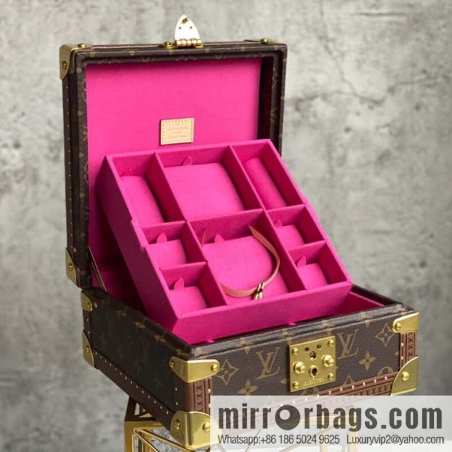 M20040 plum red, jewelry box, box series COFFRET JOAILLERIE jewelry box