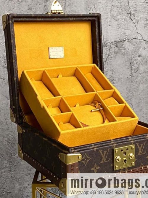 M20040 yellow, jewelry box, box series COFFRET JOAILLERIE jewelry box