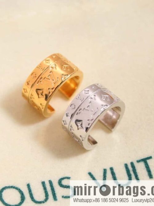 [Two-piece set] ☀ Louis Vuitton NANOGRAM ear bone clip ear clip set ☀